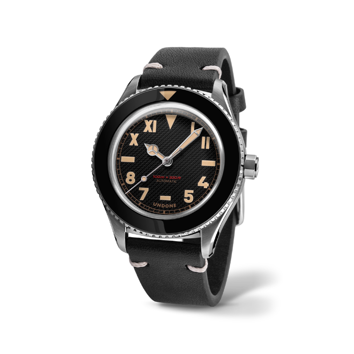 UNDONE Basecamp Cali Black Automatic watch