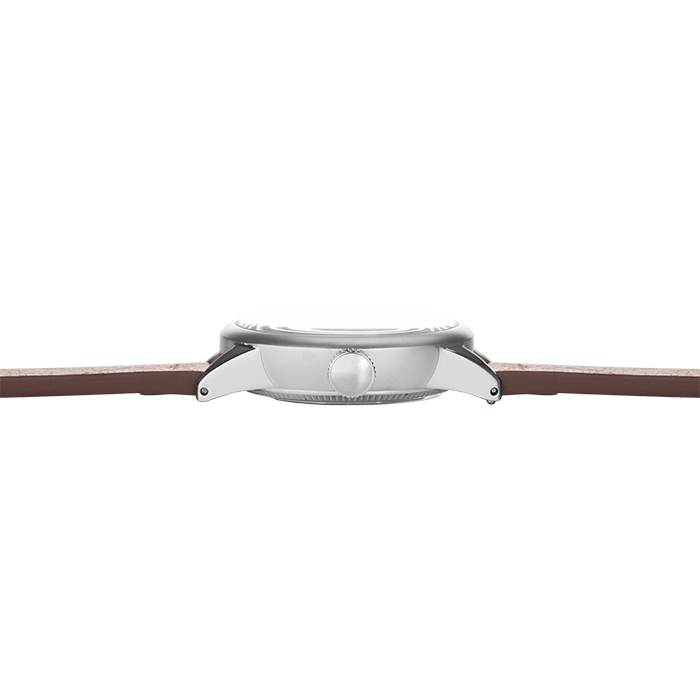 Praesidus Spec 2 Ameriquartz White Patina Leather Watches | Available at MR WATCHIEF