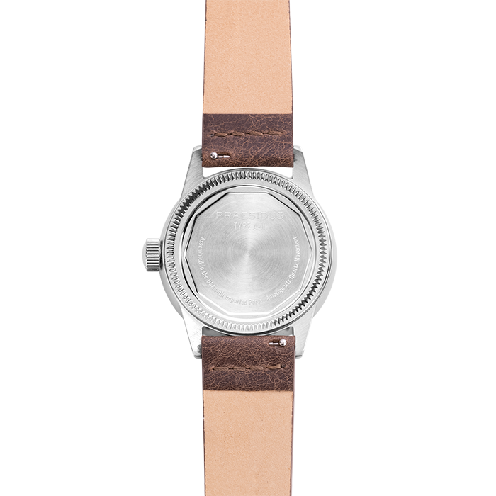 Praesidus Spec 2 Ameriquartz Patina Leather Watches Available at MR WATCHIEF