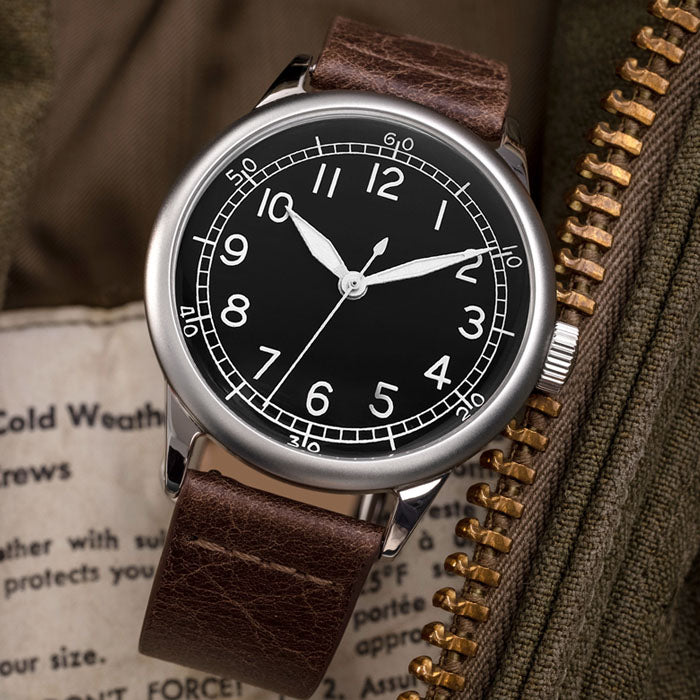 Praesidus Spec 2 Ameriquartz Patina Leather Watches Available at MR WATCHIEF