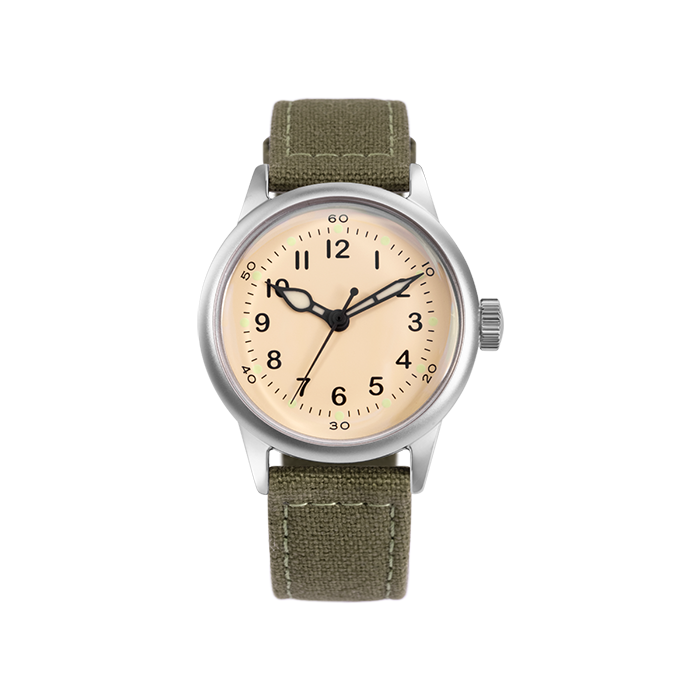 Praesidus Service Watch White Canvas