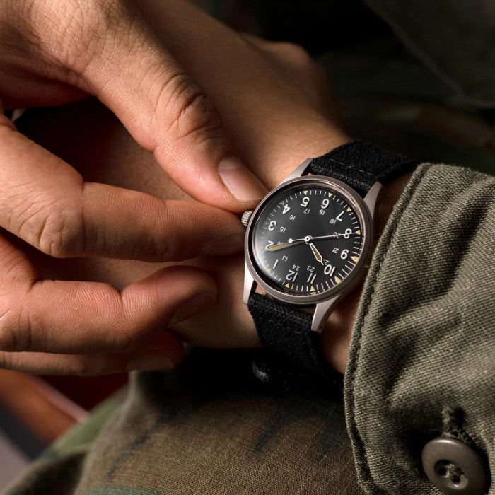 Praesidus A-11 Jungle Field Popcorn Patina Watch