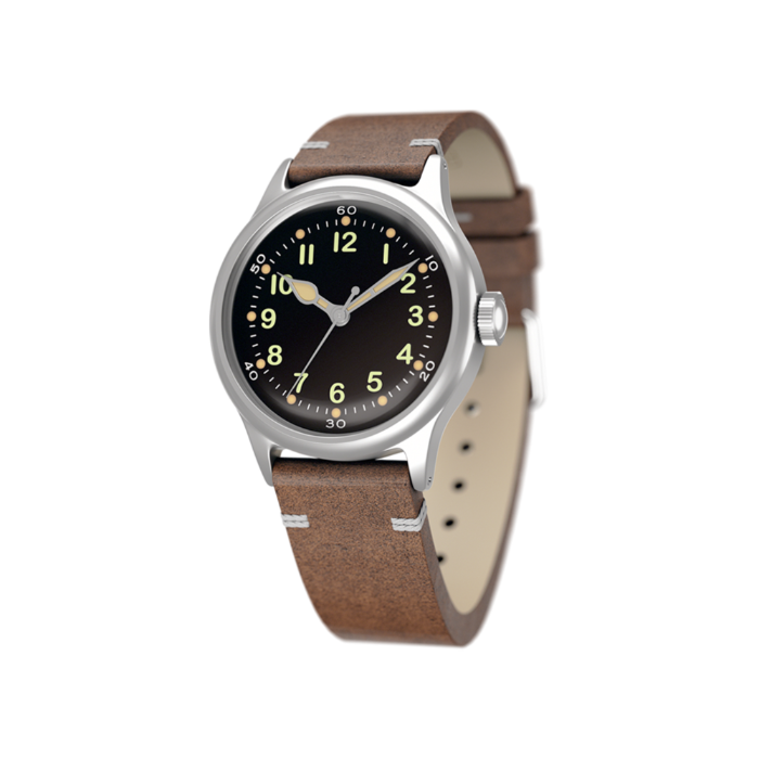 Praesidus Service Watch Black Leather for sale at MR WATCHIEF