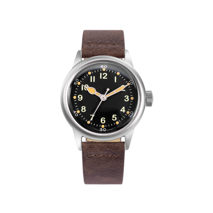 Praesidus Service Watch Black Leather for sale at MR WATCHIEF