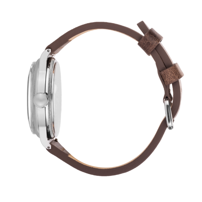 Praesidus A-11 Type 44 White Dark Brown Leather