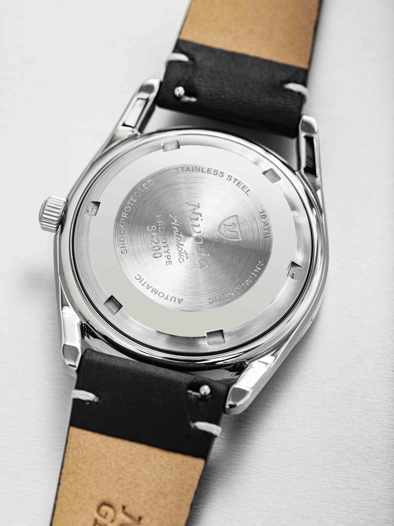 Nivada Grenchen Antarctic Spider With Date - Silver Dial Silver Indexes