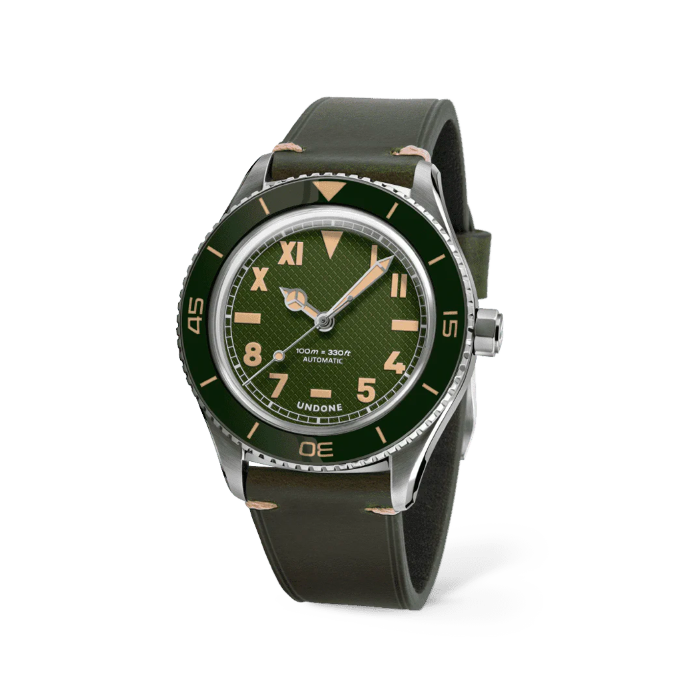 UNDONE Basecamp Cali Green Automatic men watch