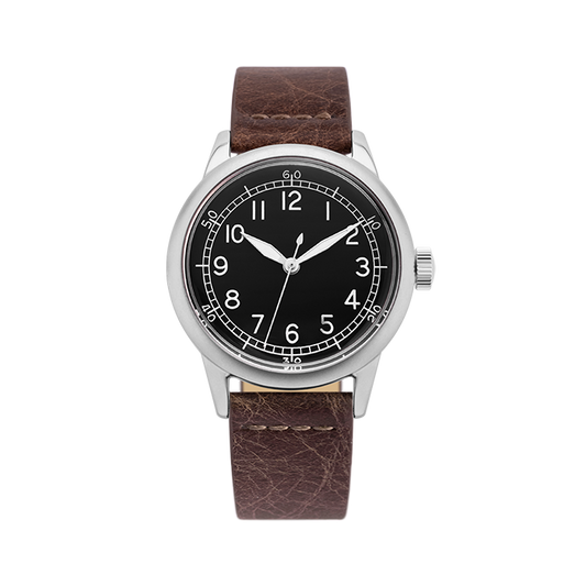 Praesidus Spec 2 Ameriquartz - Original Leather by MR WATCHIEF Army Watch