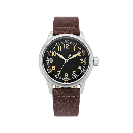 Praesidus Spec 2 Ameriquartz Patina Leather Watches Available at MR WATCHIEF