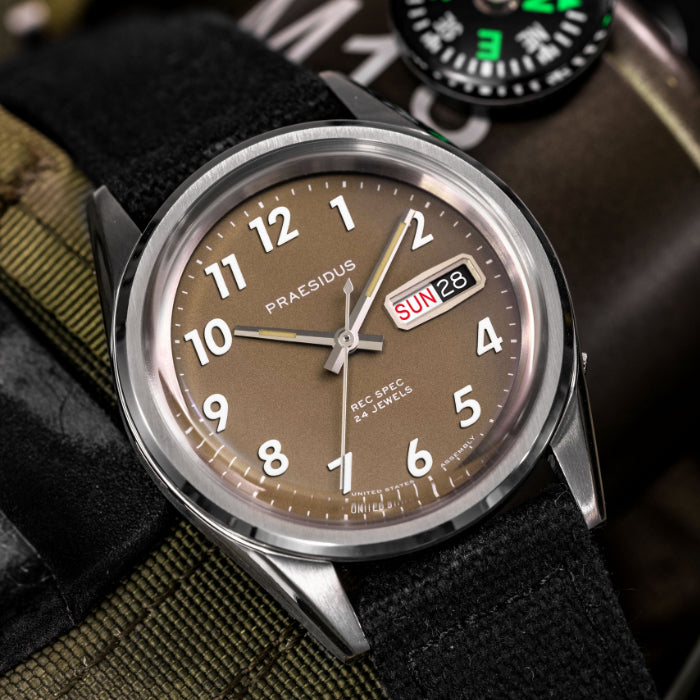 Praesidus Rec Spec Khaki Brown watches