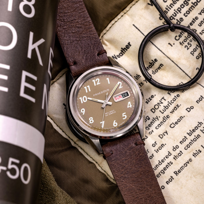 Praesidus Rec Spec Khaki Brown watches