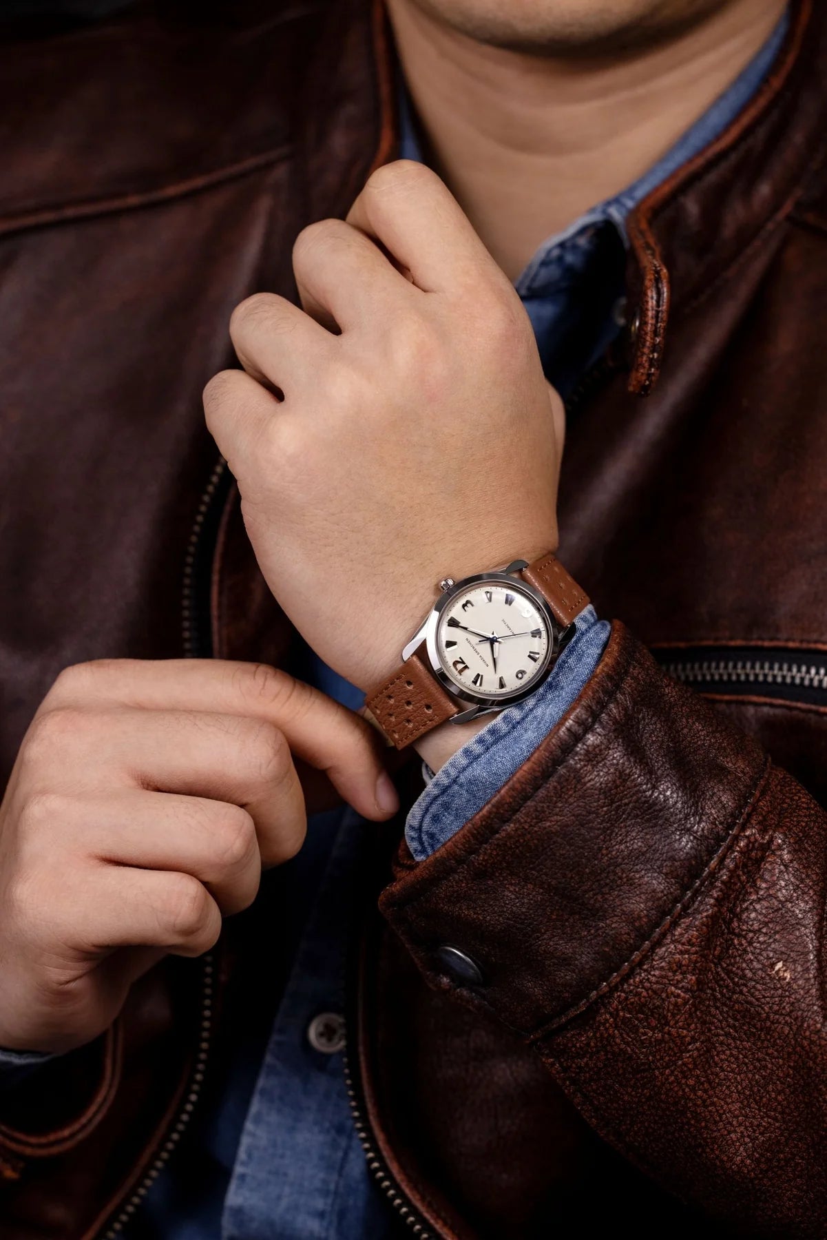 Nivada Grenchen Antarctic 35 mm - EGGSHELL WHITE LUMINOVA